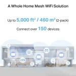 Mercusys Halo H25BE (2-pack) BE3600 egész otthont lefedő Mesh Wi-Fi 7 rendszer - Image 5