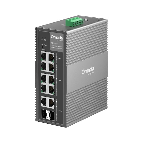 IES210GPP.jpg TP-LINK IES210GPP Omada 10-Port Gigabit Industrial Easy Managed Switch - Image 1