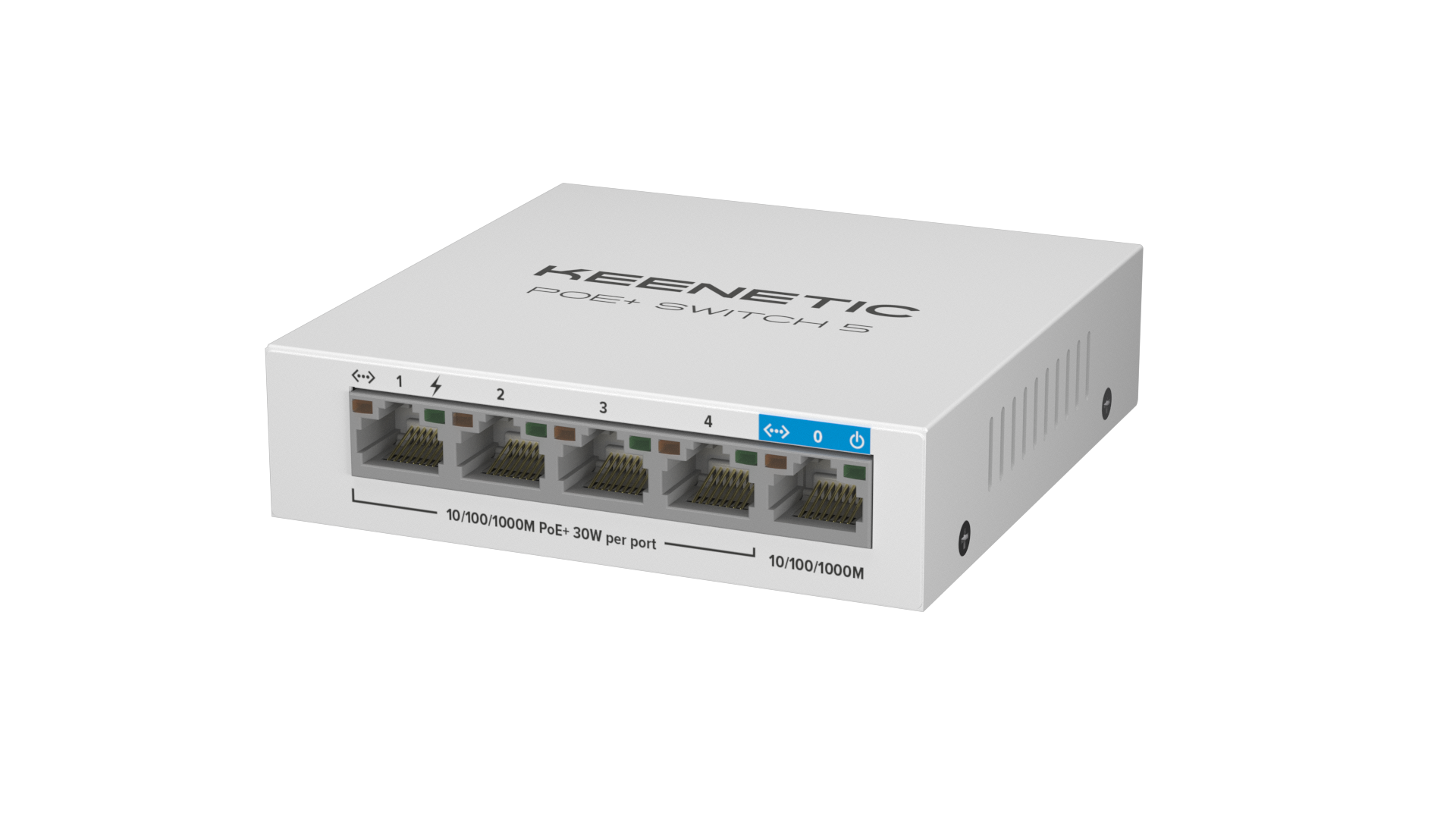 Keenetic POE+ Switch 5 - PoE+ switch with 4 ports + 1 uplink port