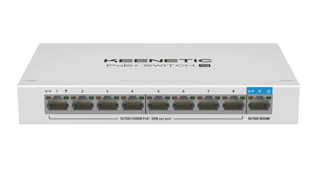 Keenetic POE+ Switch 9 - PoE+ switch with 8 ports + 1 uplink port - Image 3