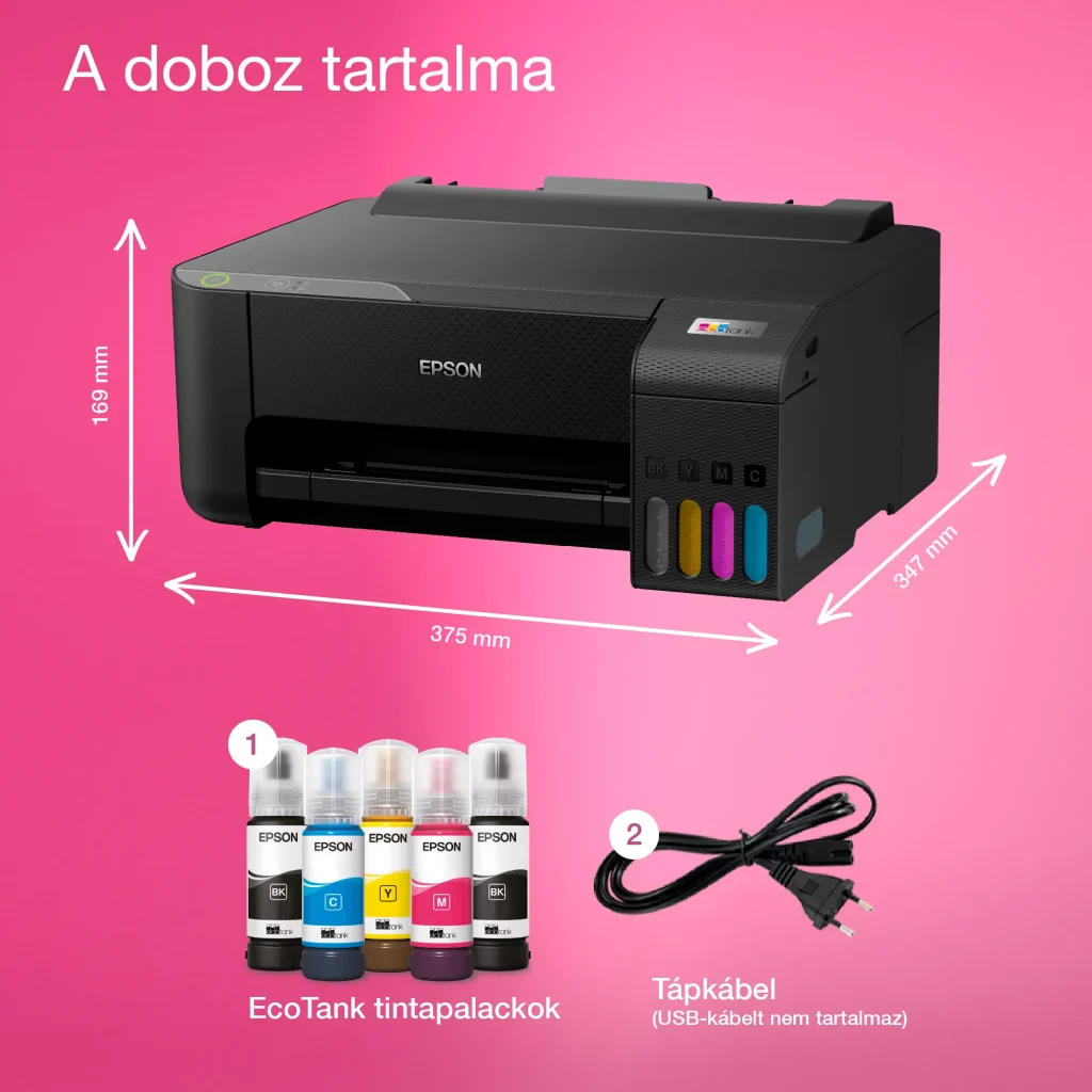Epson EcoTank L1230 színes tintasugaras egyfunkciós nyomtató - Image 17