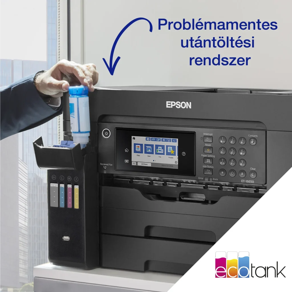 Epson EcoTank L15150 A3+ színes tintasugaras multifunkciós nyomtató - Image 13