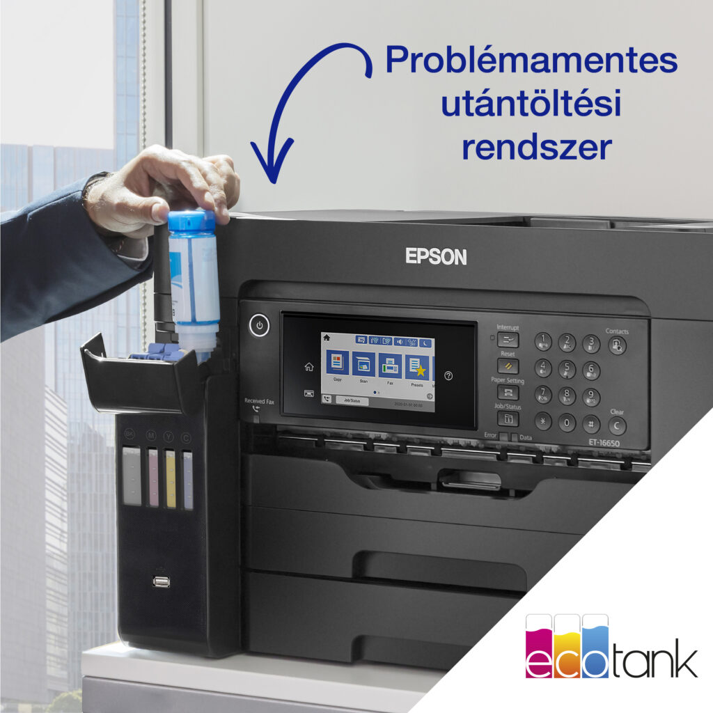Epson L15160 színes A3+ tintasugaras 4in1 MFP, duplex, DADF, Ethernet, WIFI - Image 15