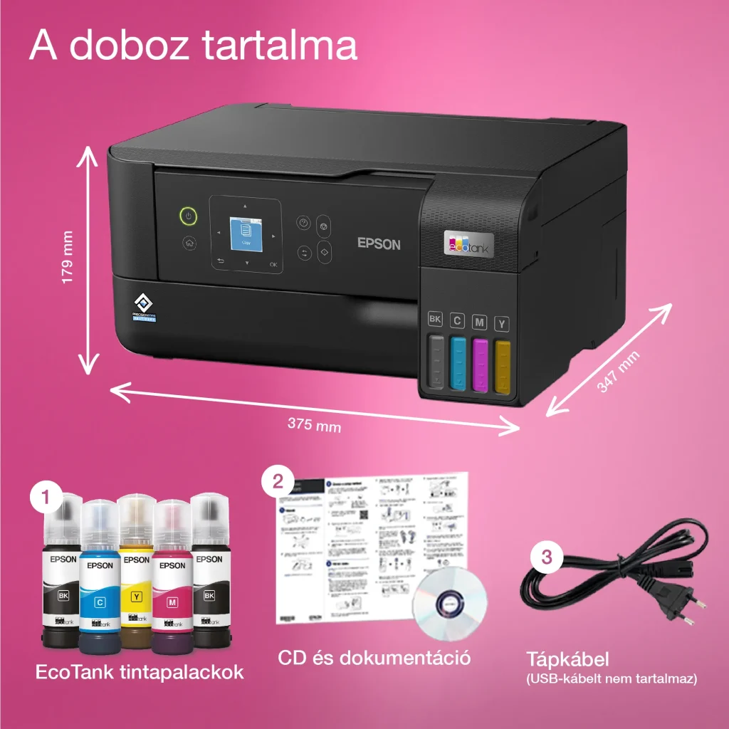 Epson EcoTank L3560 színes tintasugaras multifunkciós nyomtató - Image 24