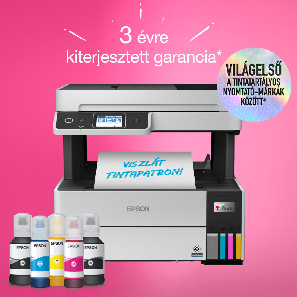 Epson EcoTank L6490 színes nyomtató MFP, Duplex, WiFi/USB/LAN, 13 000/5200 oldal tinta a dobozban - Image 15