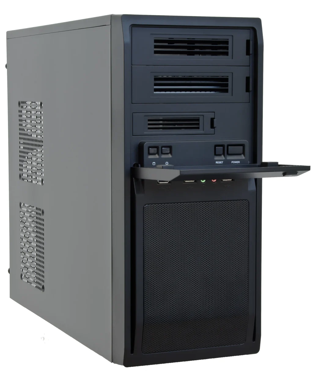 Chieftec Libra ATX számítógépház, fekete - LG-01B-OP - Image 2