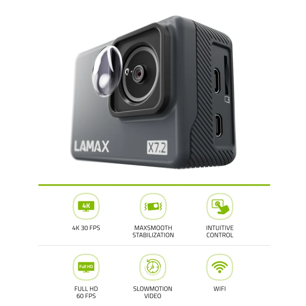 LAMAX X7.2 akciókamera 4K 30fps - Image 2