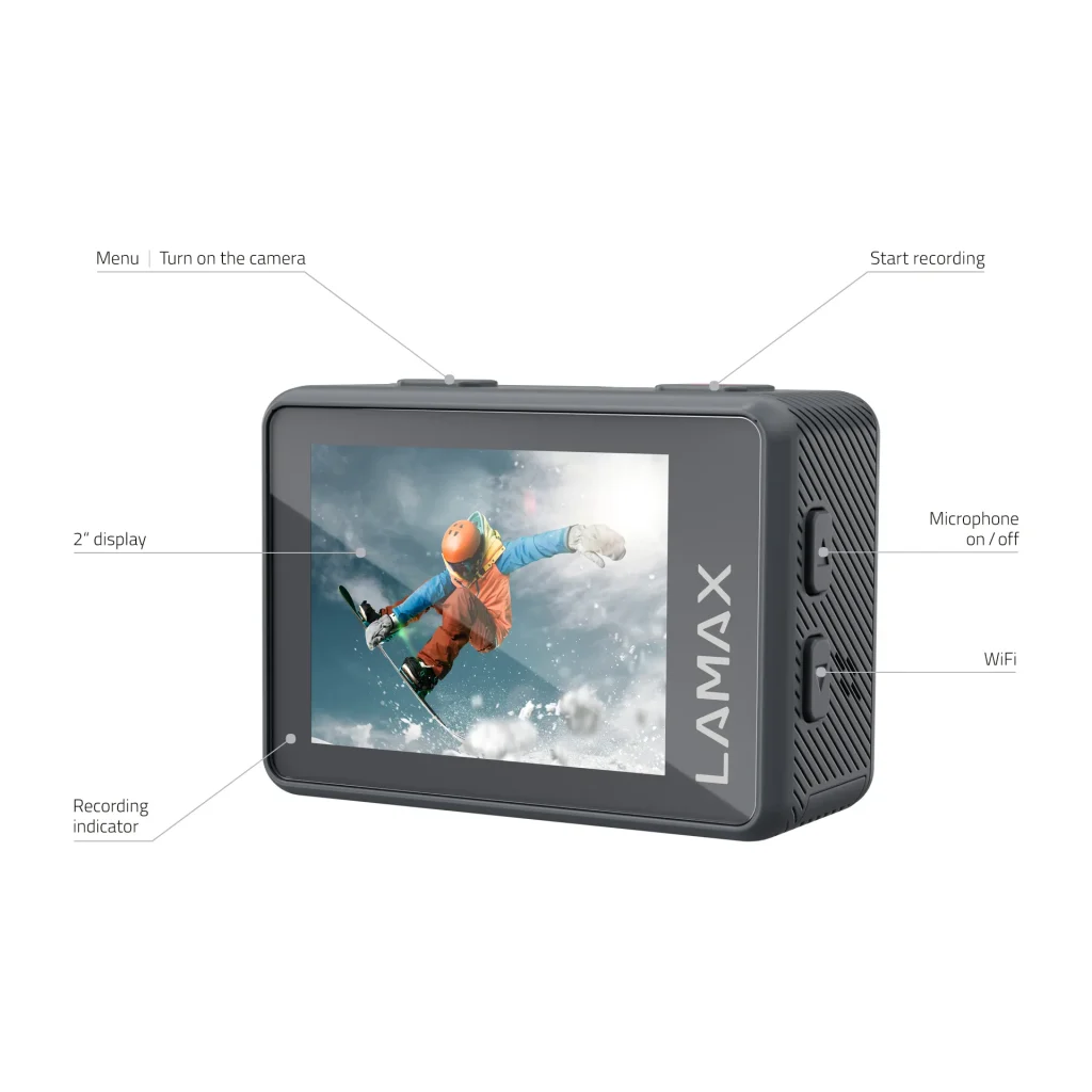 LAMAX X7.2 akciókamera 4K 30fps - Image 3