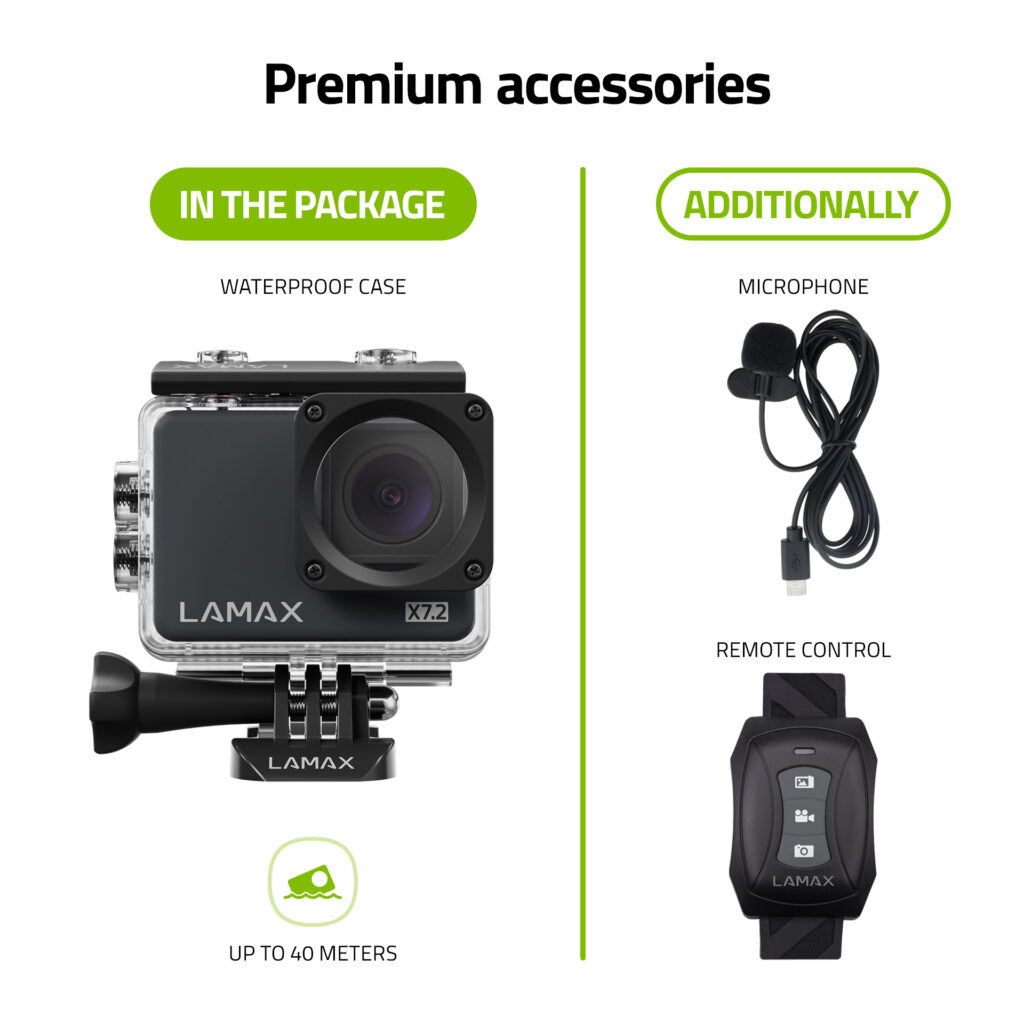 LAMAX X7.2 akciókamera 4K 30fps - Image 4
