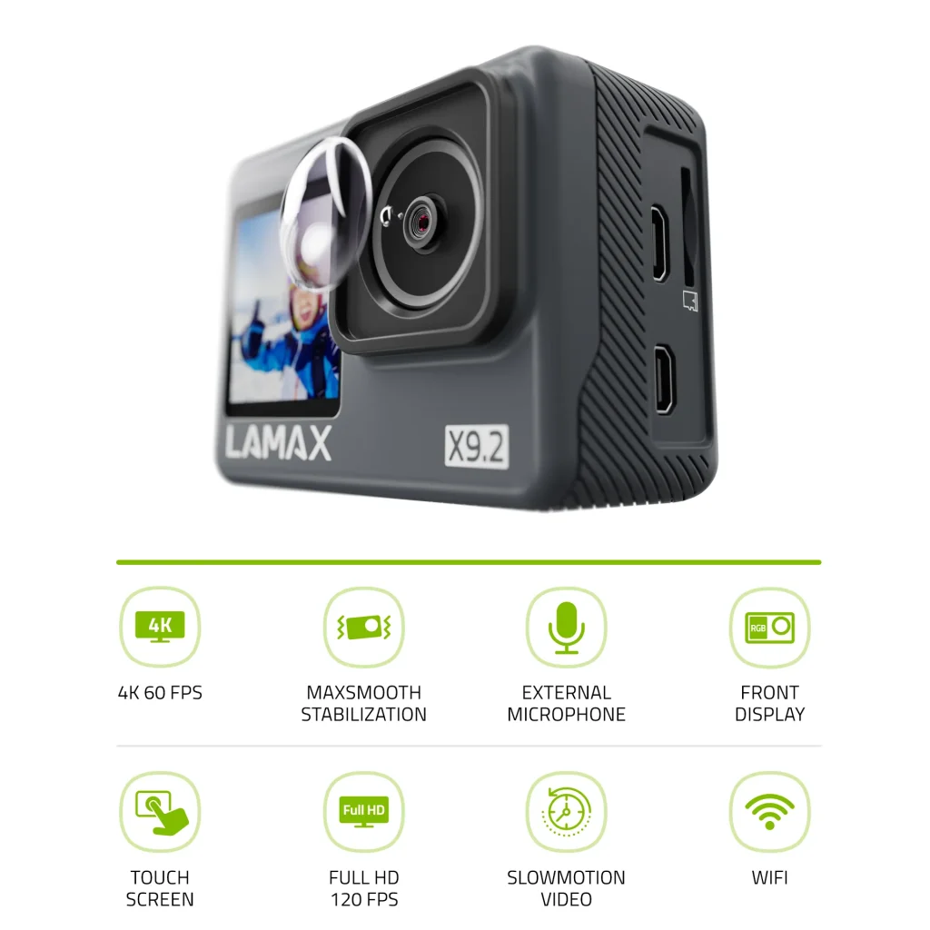 LAMAX X9.2 akciókamera 4K 60fps - Image 4