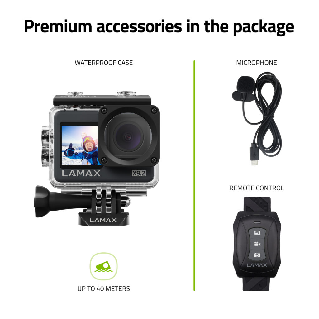 LAMAX X9.2 akciókamera 4K 60fps - Image 2