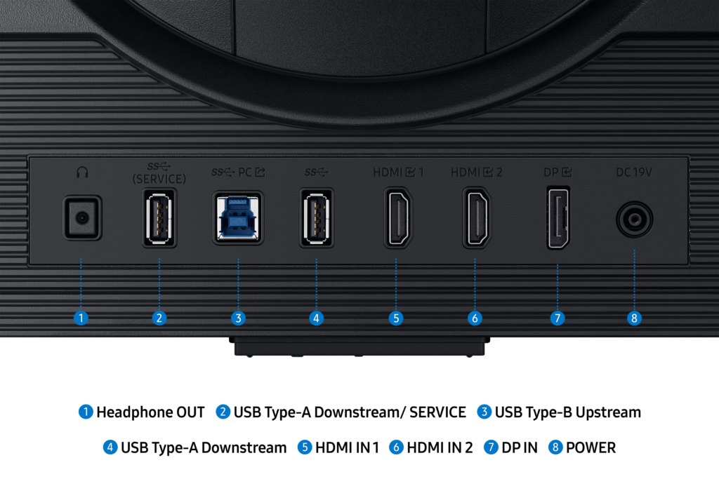 Samsung LS27FG702EUXEN  – 27" Odyssey G70F 4K 180/360 Hz Gaming Monitor - Image 9