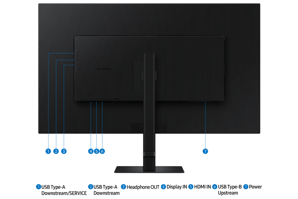 SAMSUNG VA monitor 37" S80D, 3840x2160, 16:9, 350cd/m2, 5ms, HDMI/DisplayPort/3xUSB - Image 14