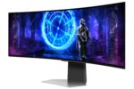 SAMSUNG Ívelt Gaming 240Hz OLED monitor 49" G95SD, 5120x1440, 32:9, 250cd/m2, 0.03ms, HDMI/DP/WiFi/BT, hangszóró - Image 11