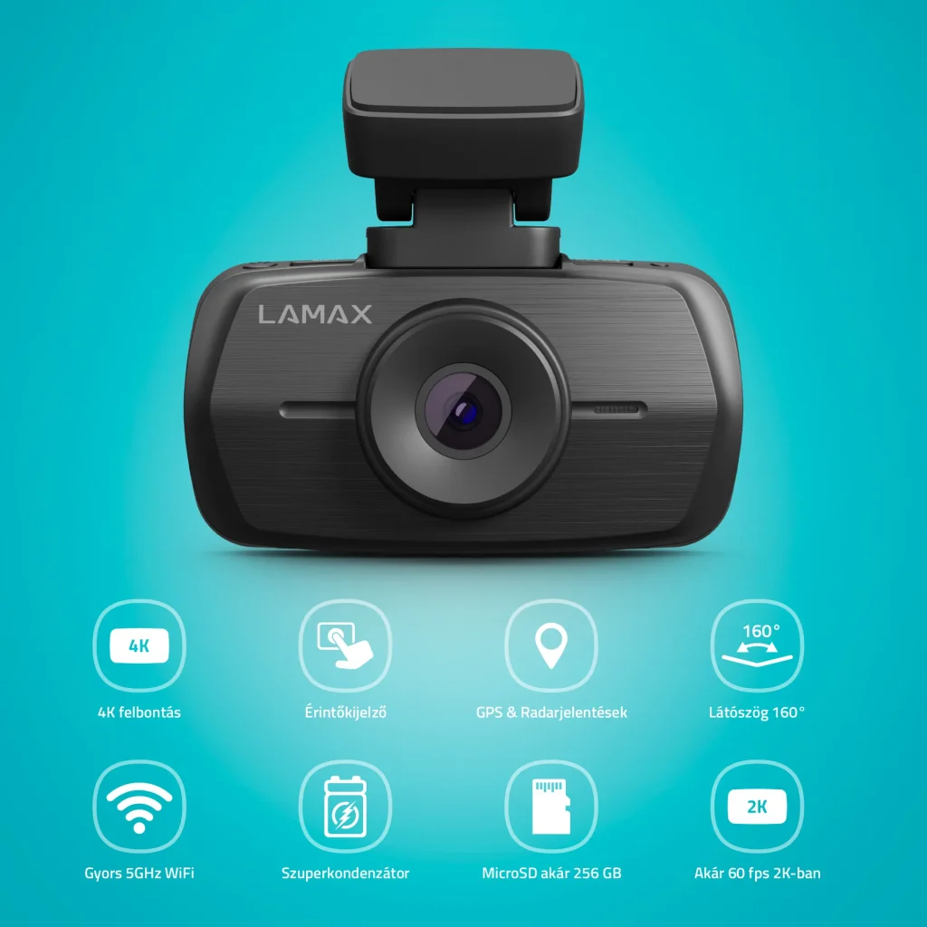 LAMAX C11 GPS 4K Autós kamera - Image 5