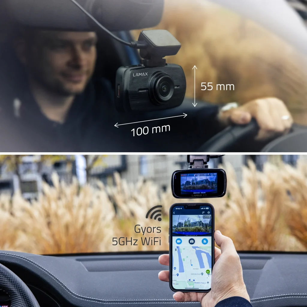 LAMAX C11 GPS 4K Autós kamera - Image 2