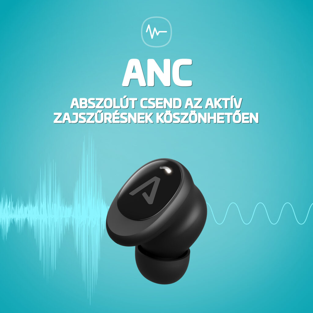 LAMAX SteelDots3 ANC Fém tokos fülhallgató - Image 4