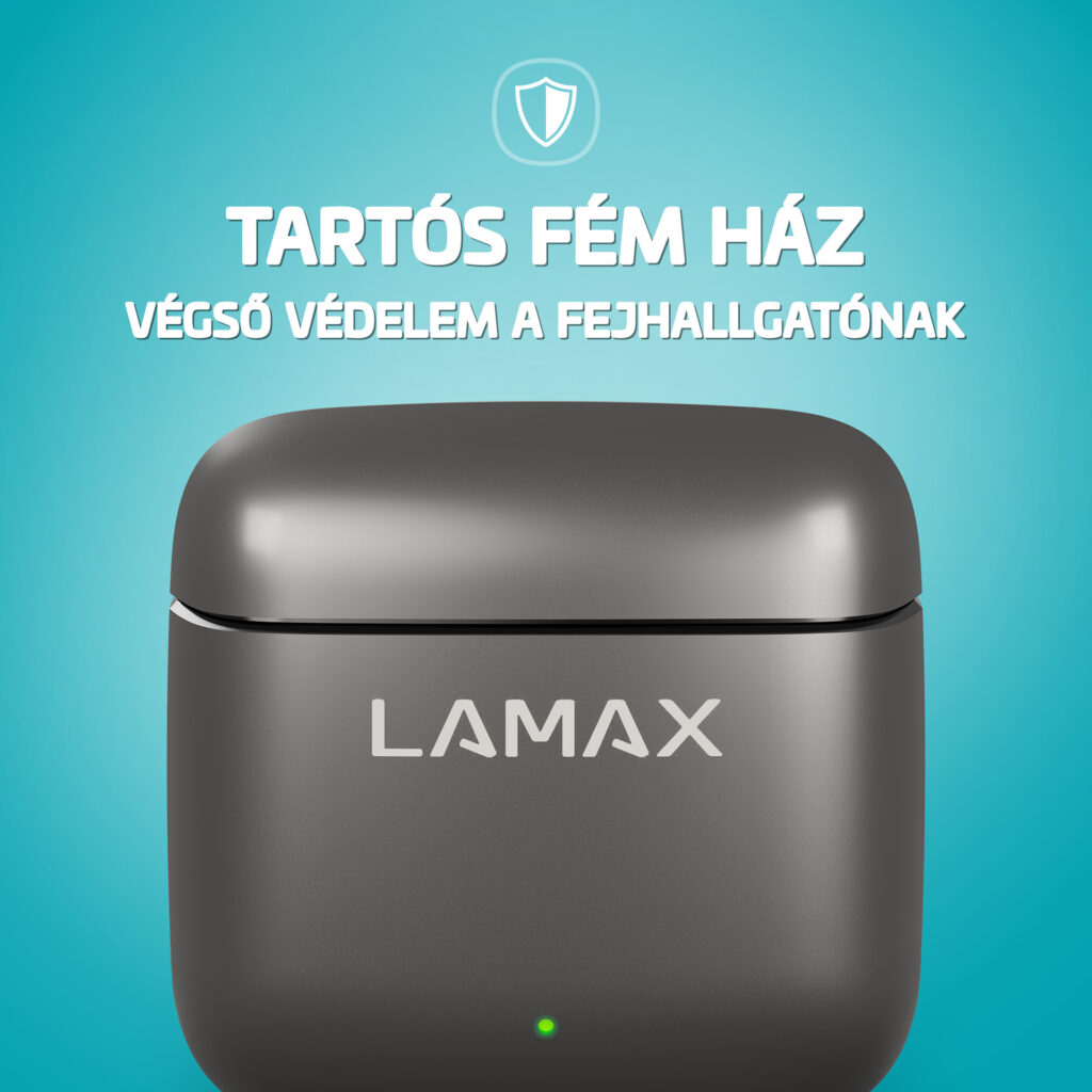 LAMAX SteelDots3 ANC Fém tokos fülhallgató - Image 3