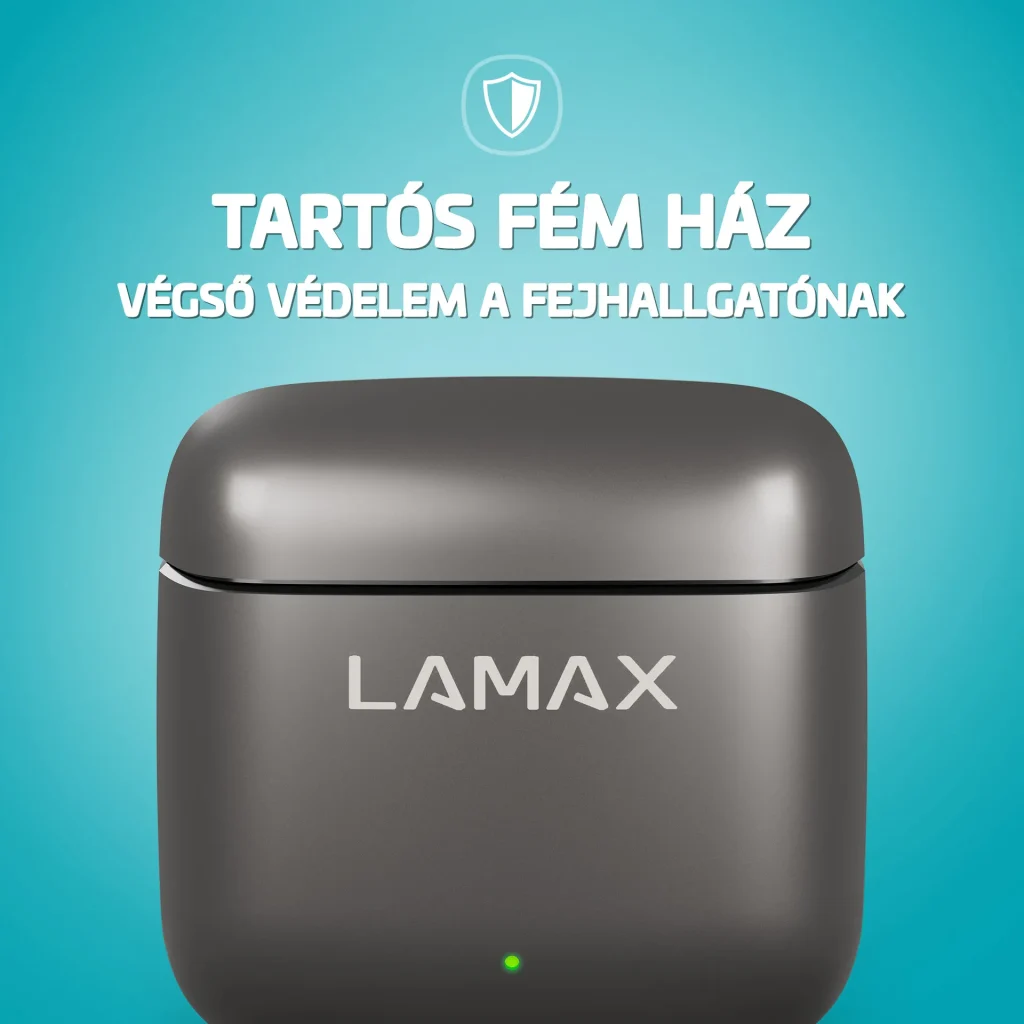 LAMAX SteelDots3 ANC Fém tokos fülhallgató - Image 3