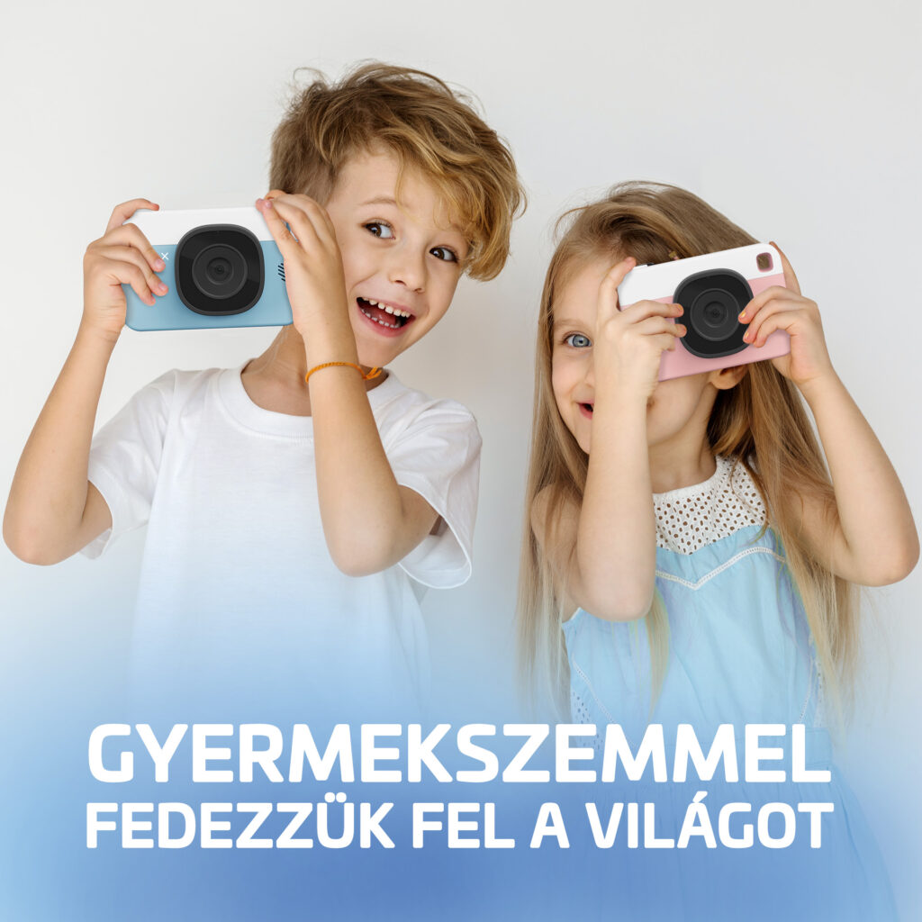 LAMAX PixelKid1 Gyermek fényképezőgép 8Mpx Kék - Image 2