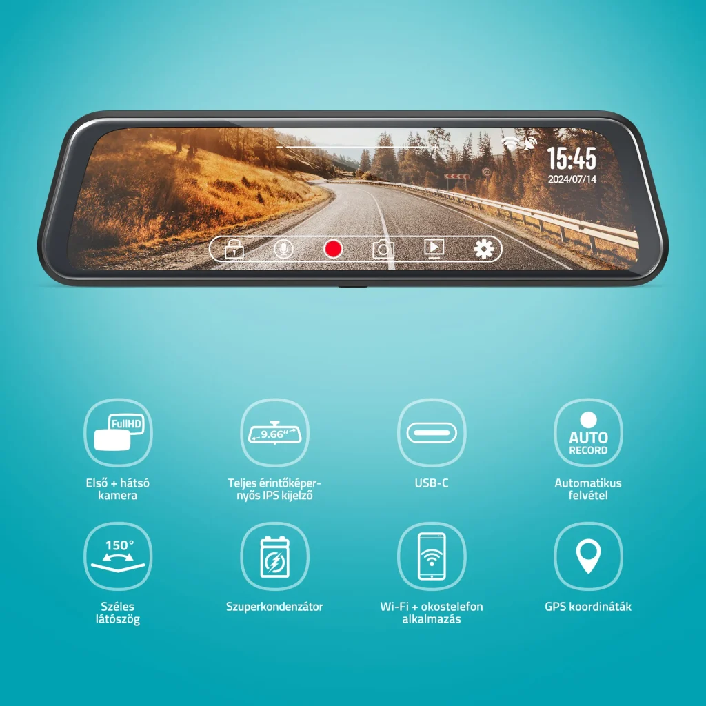 LAMAX S8 Dual Autós kamera - Image 2