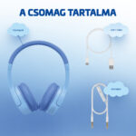 LAMAX BaseKid1 blue Gyerek Bluetooth fejhallgató kék - Image 3