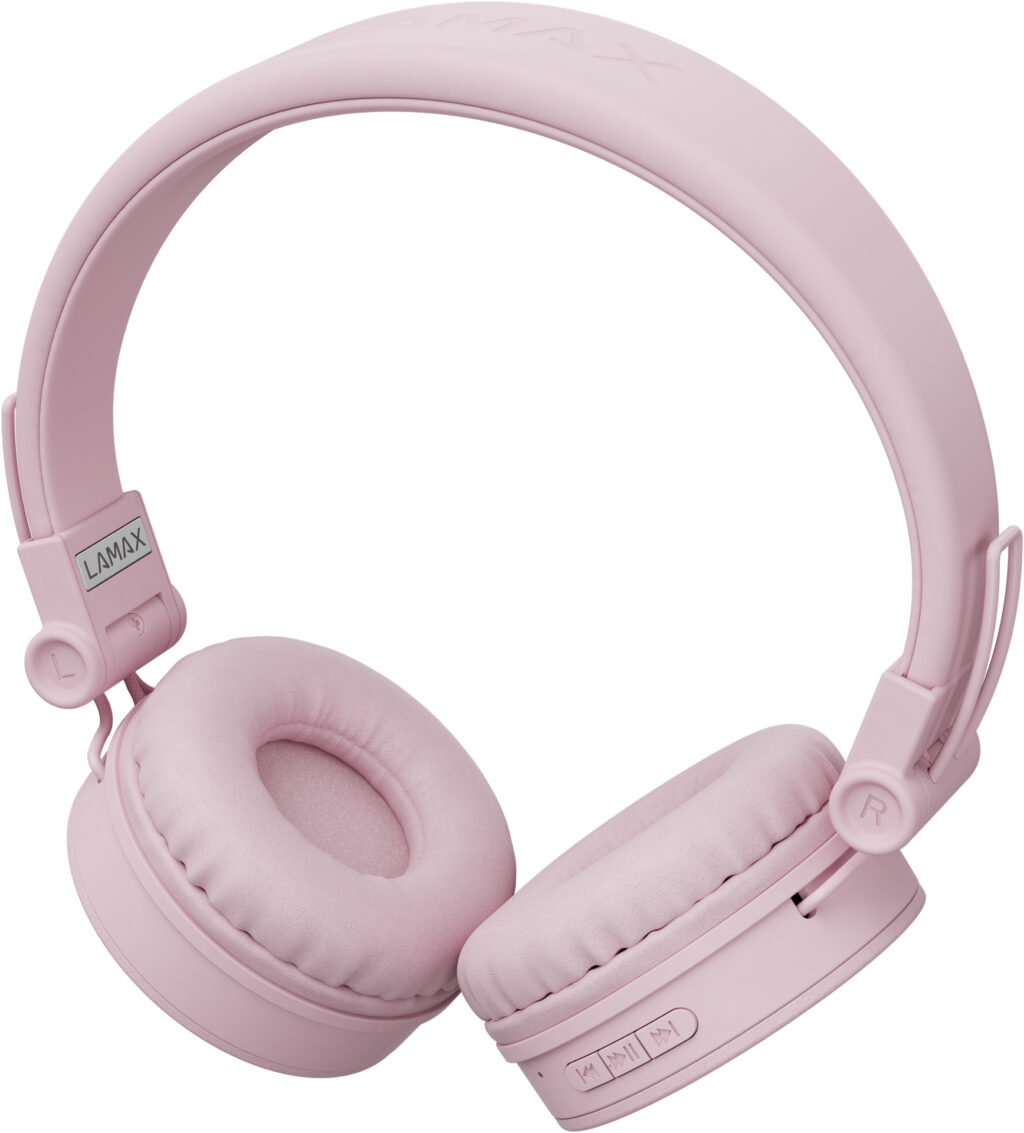 LXOHMBLZ2CNPA.jpg LAMAX Blaze2 pink Összecsukható Vezeték nélküli fejhallgató rózsaszín USB-C - Image 1