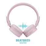 LAMAX Blaze2 pink Összecsukható Vezeték nélküli fejhallgató rózsaszín USB-C - Image 3