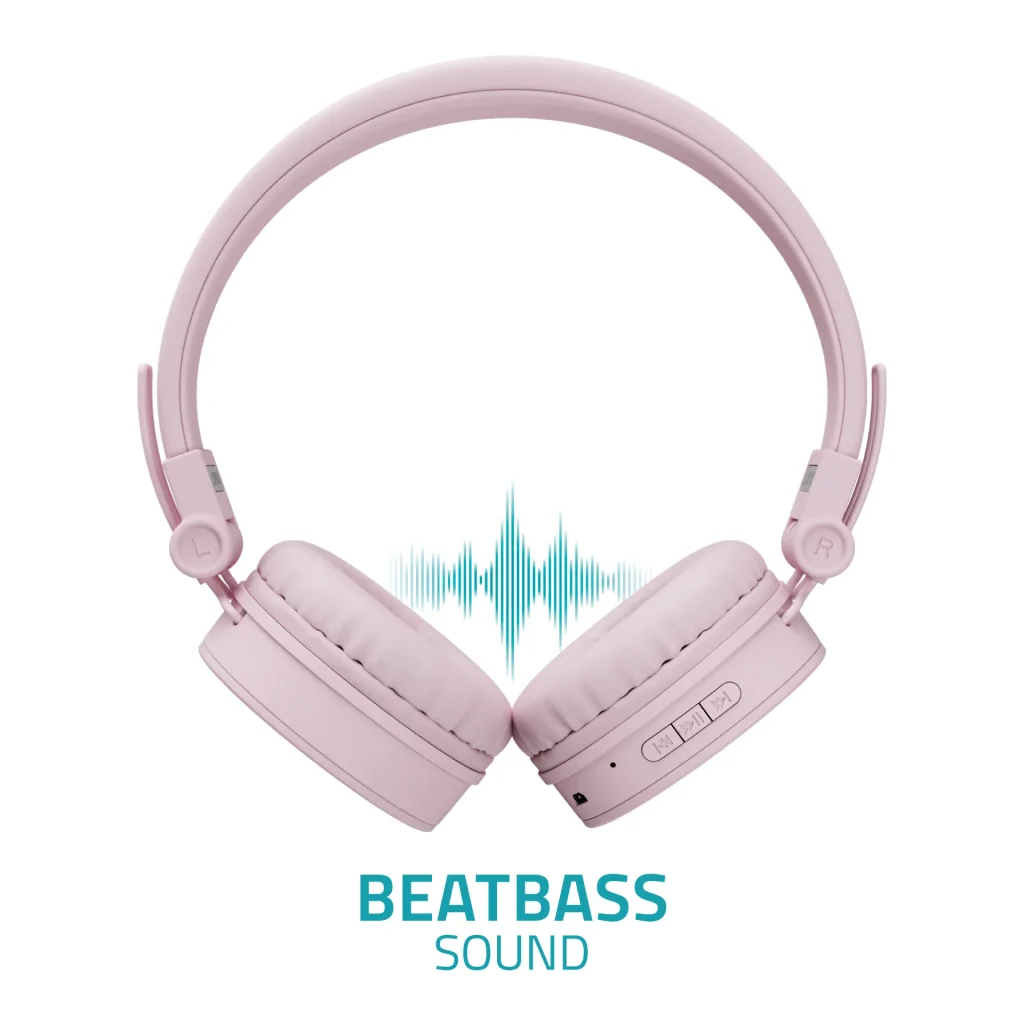 LAMAX Blaze2 pink Összecsukható Vezeték nélküli fejhallgató rózsaszín USB-C - Image 3