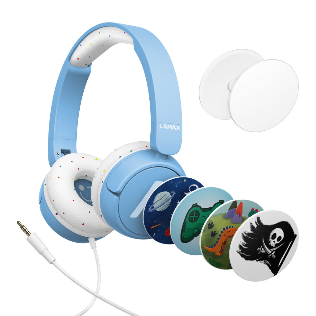 LAMAX SoundKid1 blue Vezetékes gyerek fejhallgató kék - Image 1