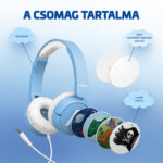 LAMAX SoundKid1 blue Vezetékes gyerek fejhallgató kék - Image 3