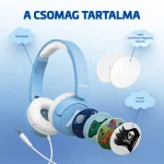 LAMAX SoundKid1 blue Vezetékes gyerek fejhallgató kék - Image 3