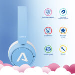 LAMAX SoundKid1 blue Vezetékes gyerek fejhallgató kék - Image 4