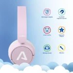 LAMAX SoundKid1 pink Vezetékes gyerek fejhallgató rózsaszín - Image 4