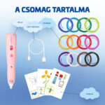 LAMAX ArtKid1 3D nyomtató toll rózsaszín - Image 3