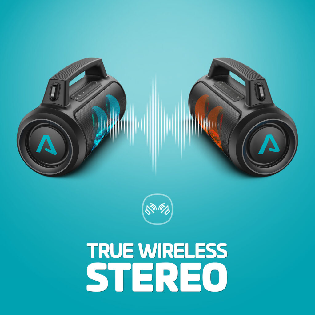 LAMAX PartyGo1 Bluetooth hangszóró 100W Karaoke funkció,mikrofonnal - Image 3