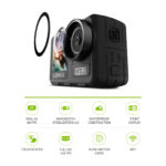 LAMAX W10.2 akciókamera, True 4K/60fps, 64MP, 2" és 1.4" kijelző, vízálló tok, W - Image 2