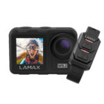 LAMAX W9.2 akciókamera, 4K/30fps, FullHD/120fps, 20MP, 2" és 1.4" kijelző, vízál