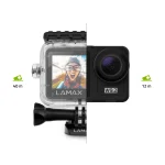 LAMAX W9.2 akciókamera, 4K/30fps, FullHD/120fps, 20MP, 2" és 1.4" kijelző, vízál - Image 3
