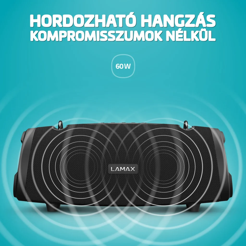 LAMAX Eclipse1 60W Bluetooth hangszóró - Image 2