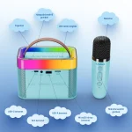 LAMAX KaraokeKid1 Blue 10W Gyerek karaoke szett vezeték nélküli mikrofonnal - Image 4