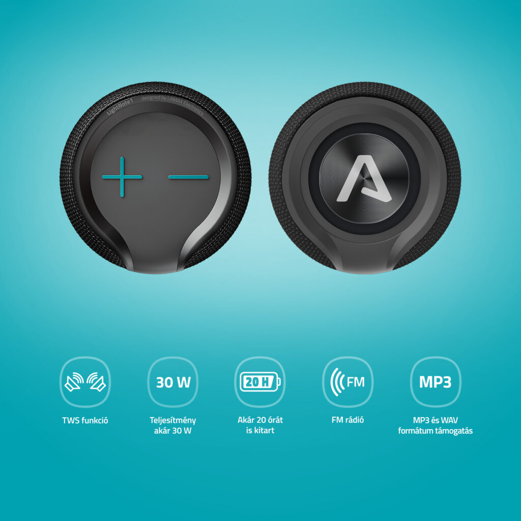 LAMAX LightNote1 30W Bluetooth hangszóró - Image 3