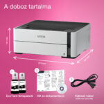 Epson EcoTank M1170 mono A4 tintasugaras nyomtató, duplex, LAN, WIFI - Image 5