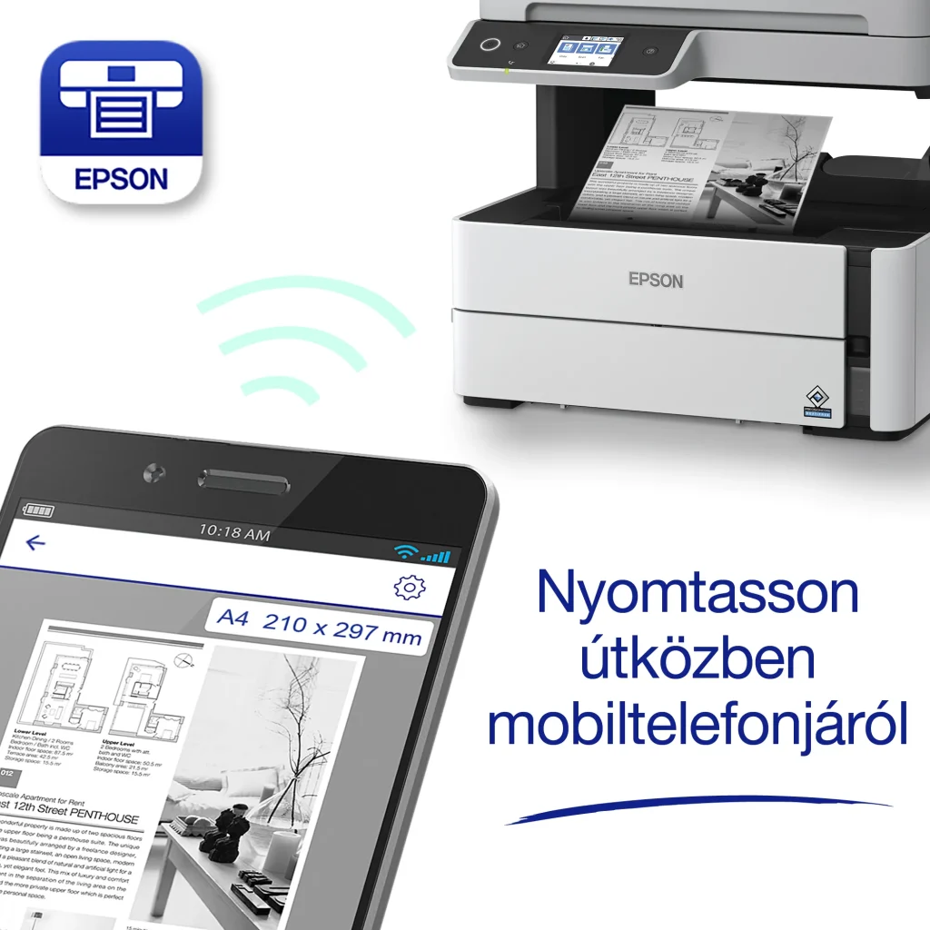 Epson EcoTank M3170 mono tintasugaras multifunkciós nyomtató - Image 14