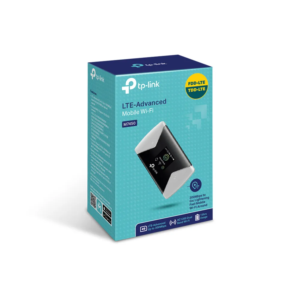 TP-LINK M7450 300Mbps LTE-Advanced Mobile Wi-Fi
