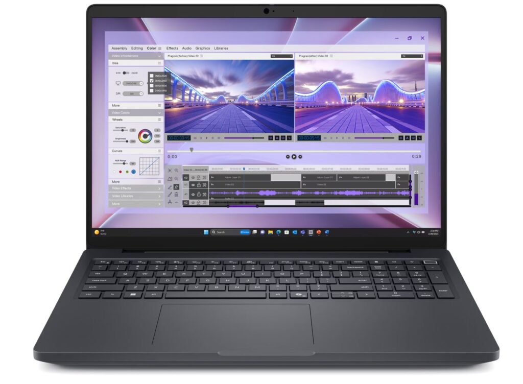 MC16250-15_MC16250_front.JPG Dell Pro Max 16 MC16250 notebook FHD+ W11ProMUI Cu7 265H 32GB 1TB RTXPRO2000 - Image 1