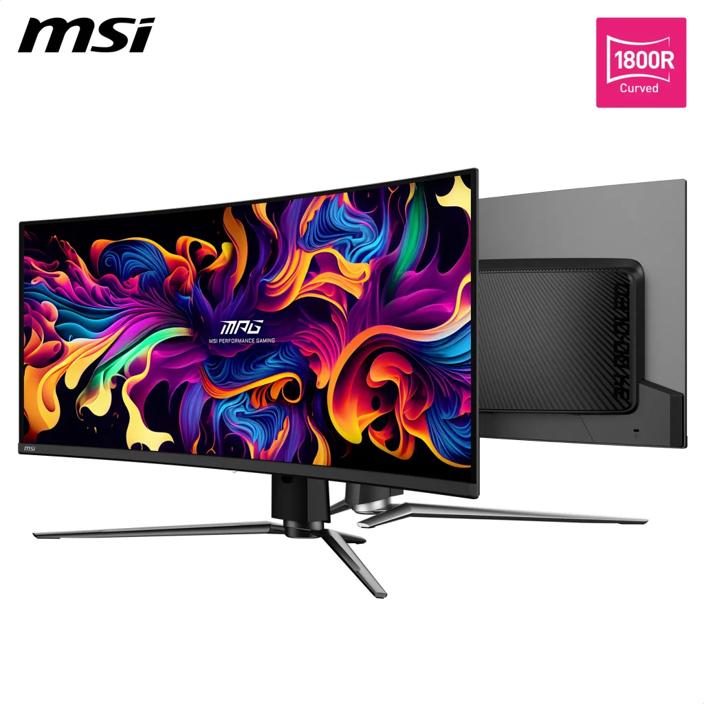 MSI MPG 341CQPX QD-OLED – 34" UWQHD 240Hz ívelt QD-OLED gaming monitor - Image 2