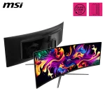 MSI MPG 491CQPX QD-OLED – 49" DQHD 240Hz ívelt QD-OLED gaming monitor - Image 2