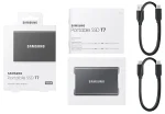 SAMSUNG SSD Külső, 1TB, T7, Titán Szürke, USB 3.2 - Image 7