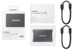 SAMSUNG SSD Külső, 1TB, T7, Titán Szürke, USB 3.2 - Image 10